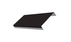 Ламель обратная 125 забора жалюзи Texas Grand Line 0,5 Satin RAL 9005 черный