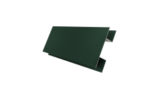Планка H-образная стыковочная сложная 0,5 Satin Matt TX RAL 6005 зеленый мох (2м)