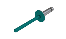 Заклёпка вытяжная Daxmer 4,8х10 (500шт) нерж/нерж RAL 5021