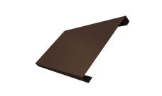 Ламель лицевая 200 забора жалюзи Texas Grand Line 0,45 PE-Double RAL 8017 шоколад