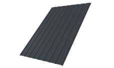 Профнастил С10B 0,5 PurPro RAL 7024 мокрый асфальт