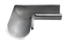 Угол желоба внутренний GL ZN 90 гр 125 мм Zn цинк