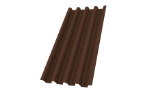 Профнастил Н75R Grand Line 0,7 PE-Double RAL 8017 шоколад