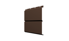 Софит ЭкоБрус без перфорации 0,345 Grand Line 0,5 Satin RAL 8017 шоколад