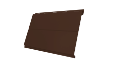 Вертикаль 0,2 line Grand Line 0,5 Atlas X с пленкой RAL 8017 шоколад