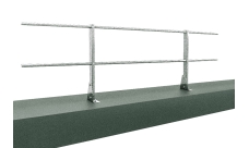 Ограждение кровельное для парапета на плоскую кровлю 2,0х0,9м оцинкованное