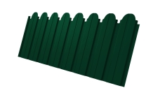 Профнастил C10B фигурный 0,45 PE RAL 6005 зеленый мох