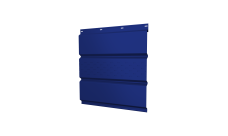 Софит металлический Grand Line центральная перфорация 0,45 PE с пленкой RAL 5002 ультрамариново-синий