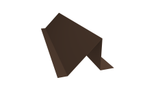 Планка снегозадержания 75х115 0,5 Atlas X с пленкой RAL 8017 шоколад (2м)