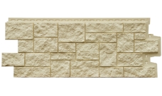 Фасадная панель Grand Line Дикий камень Classic бежевый