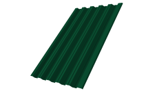 Профнастил НС35R 0,5 Satin Matt TX RAL 6005 зеленый мох