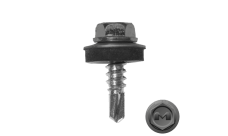 Саморез по металлу Daxmer 5,5х19 RAL 9006 (250) сверло №3