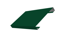 Ламель лицевая стартовая/финишная забора жалюзи Texas 80мм для калиток и ворот (с заполнением ламелями 150) 0,5 PE RAL 6005 зеленый мох