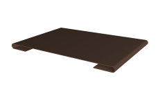 Планка стыковочная 0,45 PE-Double с пленкой RAL 8017 шоколад (2м)