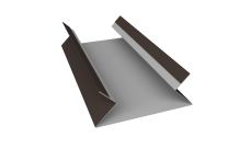 Планка угла внутреннего составная верхняя 0,5 PurPro Matt 275 RR 32 темно-коричневый (2м)