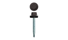 Саморез кровельный 4,8х35 (250шт) сверло №1 RAL 8019