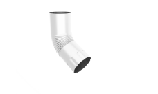 Колено 60 град Optima 150 мм RAL 9003