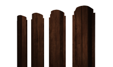 Штакетник П-образный A фигурный 0,45 Print Elite Cherry Wood TwinColor