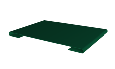 Планка стыковочная Grand Line 0,45 PE-Double с пленкой RAL 6005 зеленый мох (2м)