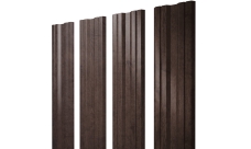 Штакетник Twin с прямым резом 0,45 Print Elite Antique Wood TwinColor