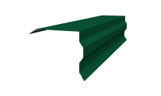 Планка торцевая фигурная 100х85 Grand Line 0,45 Drap RAL 6005 зеленый мох (2м)