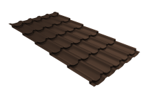 Профиль волновой "Квинта плюс" ("Kvinta plus") 0,45 PE RAL 8017 шоколад