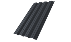 Профнастил НС44A Grand Line 0,5 Atlas X RAL 7024 мокрый асфальт