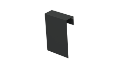 Соединительный профиль фибросайдинга 0,5 Rooftop Бархат RAL 7016 антрацитово-серый (2м)