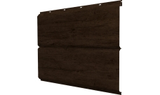 Софит металлический ЭкоБрус new Grand Line без перфорации 0,45 Print Elite Antique Wood TwinColor