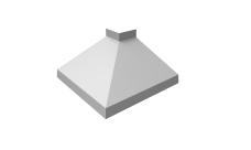 Угол отлива внешний 100 0,45 PE с пленкой RAL 9003 сигнальный белый