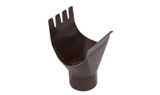 Воронка 150/100 мм матовый RAL 8017