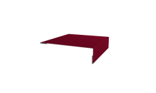 Планка мансардная Grand Line 0,45 PE с пленкой RAL 3003 рубиново-красный (2м)