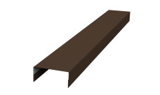 Крышка 45х20 жалюзи Texas 0,45 Drap TX RAL 8017 шоколад (2м)