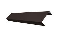 Ламель лицевая 50 забора жалюзи Texas 0,5 PurLite Matt RR 32 темно-коричневый