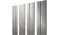 Штакетник Twin с прямым резом 0,45 Print Elite Snow Wood Twin с прямым резомColor