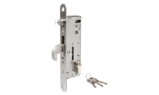 Замок комплект HYBRID 6060 врезной, с алюминевой ответной планкой SHKM
