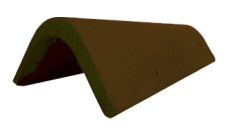 Боковая универсальная черепица Braas темно-коричневый