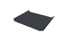 Кликфальц Pro Line Grand Line 0,5 Satin с пленкой на замках RAL 7024 мокрый асфальт