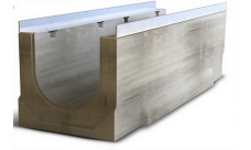 Лоток водоотводный бетонный Aquastok Optima 200 № 16 (Н-385/390) (2220116)