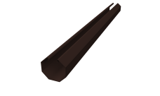 Направляющая 60х20х2500 RAL 8017 Matt