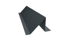 Планка снегозадержания 0,45 PE-Double с пленкой RAL 7016 антрацитово-серый (3м)