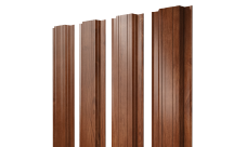 Штакетник Прямоугольный с прямым резом 0,45 Print Elite Rowan TwinColor