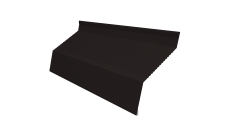 Ламель забора жалюзи Milan new gofr 0,45 Drap TX RAL 9005 черный