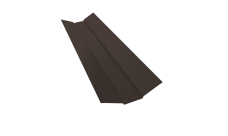 Планка ендовы верхней 95х80х95 Grand Line 0,45 Drap TR RR 32 темно-коричневый (2м)