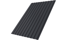 Профнастил С8B v02 Grand Line 0,5 Satin RAL 7024 мокрый асфальт