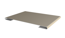 Планка стыковочная Grand Line 0,45 PE с пленкой RAL 1015 светлая слоновая кость (2м)