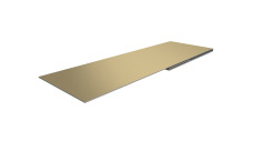 Планка финишная 48х25 Grand Line 0,45 PE с пленкой RAL 1014 слоновая кость (2м)