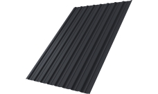 Профнастил С10A Grand Line 0,5 PurPro Matt 275 RAL 7024 мокрый асфальт