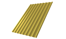 Профнастил С20R Grand Line 0,45 PE RAL 1018 цинково-желтый