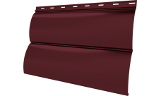 Блок-хаус новый Grand Line 0,45 Драп ТХ с пленкой RAL 3005 красное вино